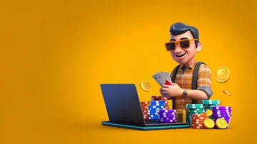 A stylish woman beside vibrant slot machines displaying glowing sevens, showcasing the variety of top slots at 456BD.